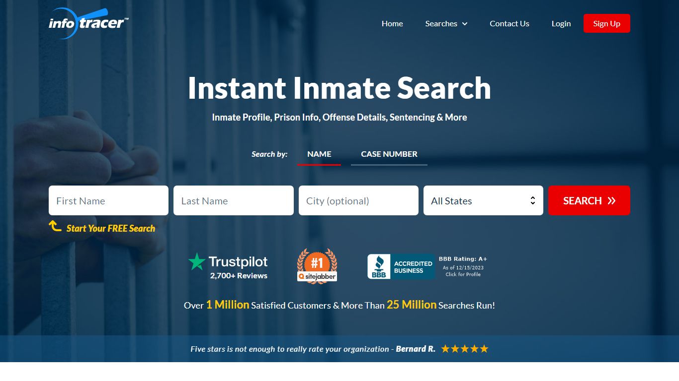 Inmate Search | Jail Offender Lookup | InfoTracer